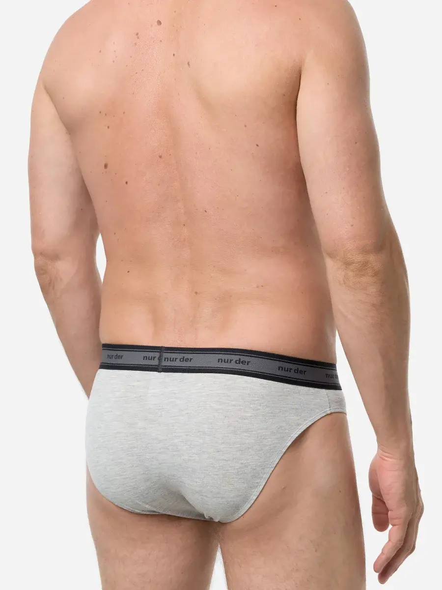 Nur Die Slip Organic Cotton 2er Pack - graumelange - Größe 7 | XL | 54 Neueste Mode