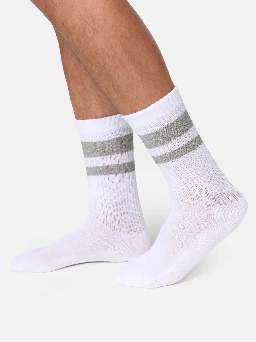 Nur Die Sport Socken 3er Pack - weiß/grau/schwarz - Größe 39-42 Bis zu 50% Rabatt