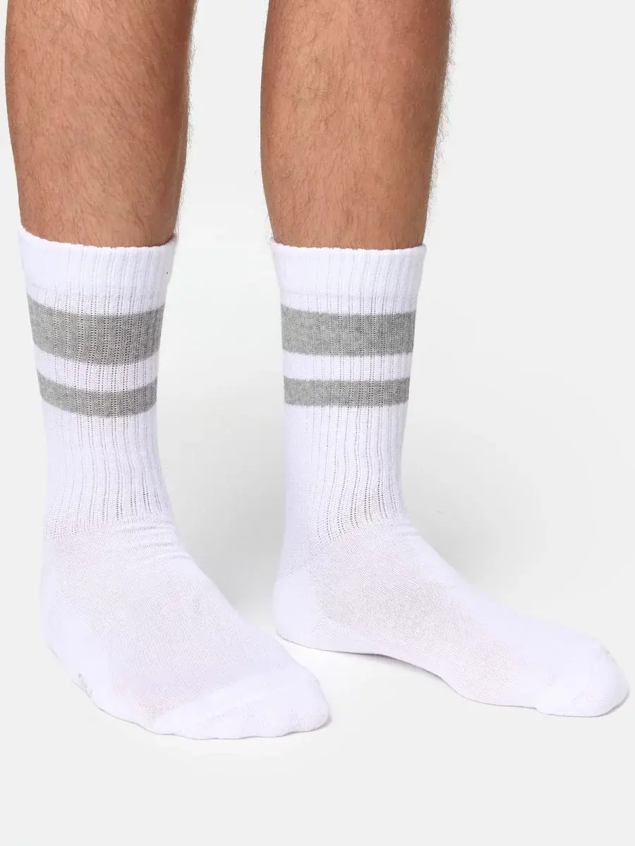Nur Die Sport Socken 3er Pack - weiß/grau/schwarz - Größe 39-42 Bis zu 50% Rabatt