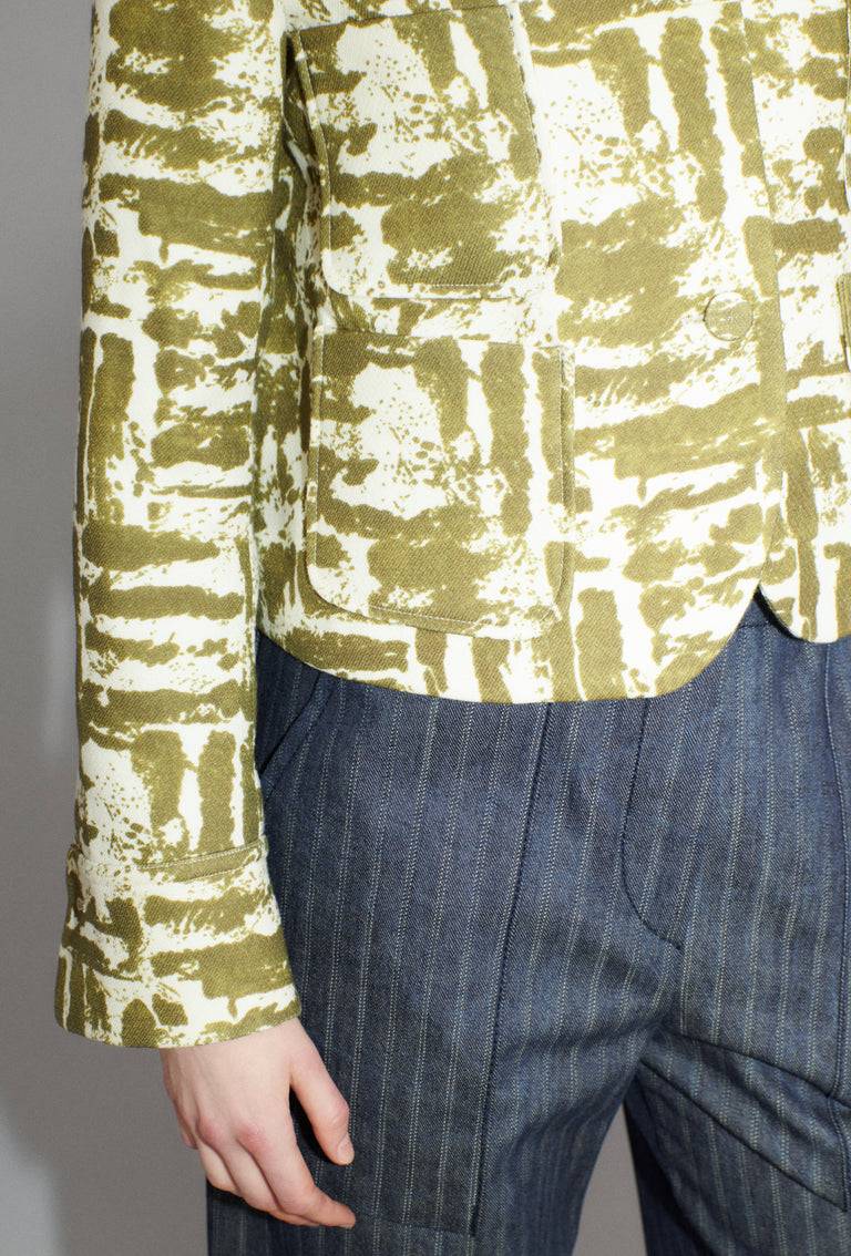Odeeh Blow-Up Texture Jacke, Goldolive Letzte 3 Tage