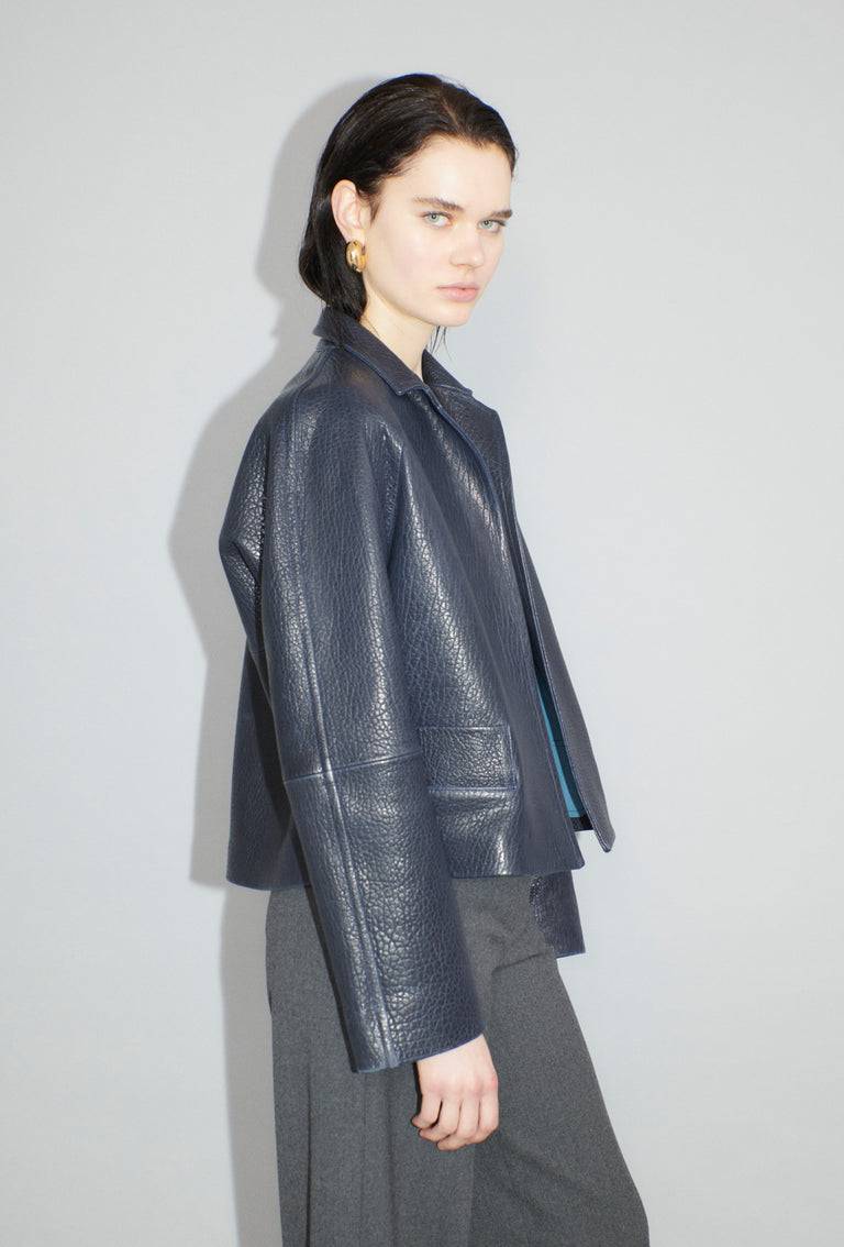 Odeeh Grainy Lamb Nappa Jacke, Nightflight Bis zu 60% Rabatt