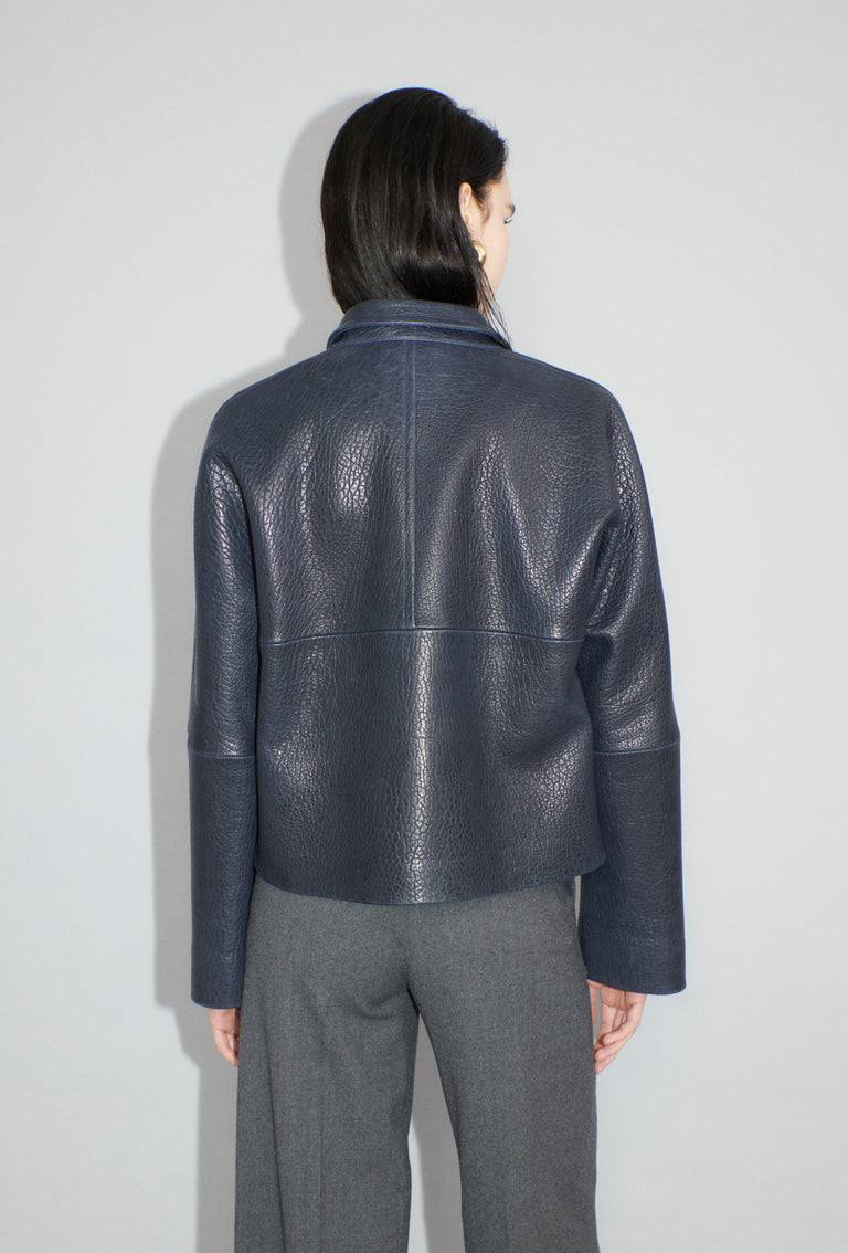 Odeeh Grainy Lamb Nappa Jacke, Nightflight Bis zu 60% Rabatt