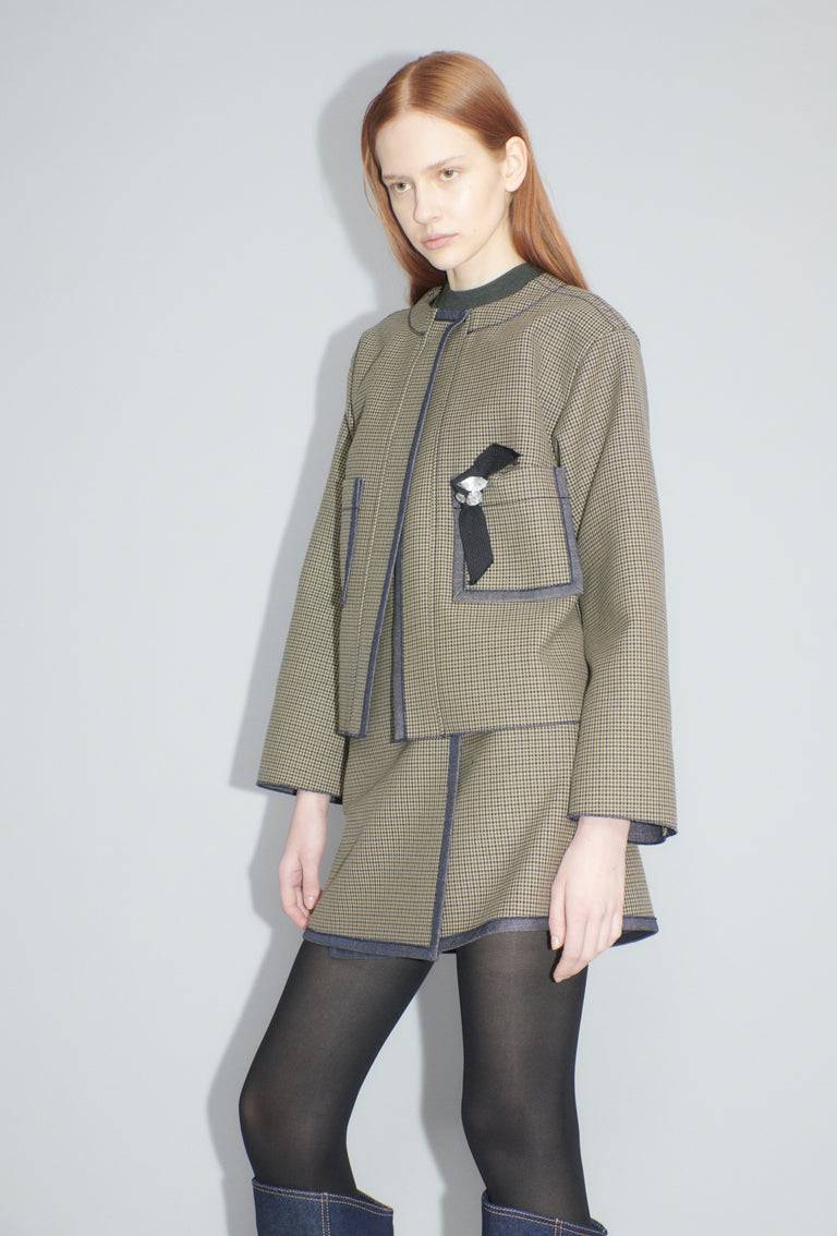 Odeeh Bounded Denim Jacke, Khaki Nur für heute