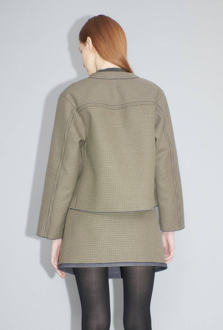 Odeeh Bounded Denim Jacke, Khaki Nur für heute