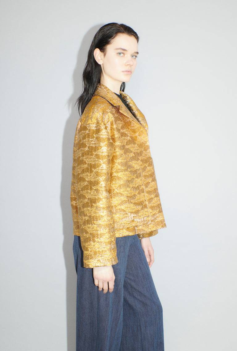 Odeeh Golden Flood Jacke, Gold Bis zu 55% Rabatt