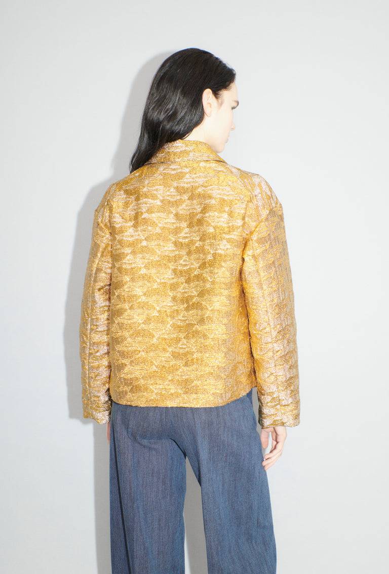 Odeeh Golden Flood Jacke, Gold Bis zu 55% Rabatt