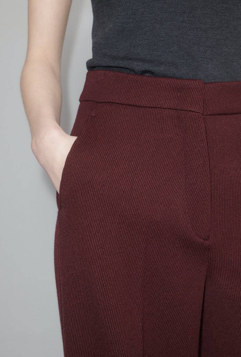 Odeeh Cavalry Twill Hose, Burgundy zollfrei