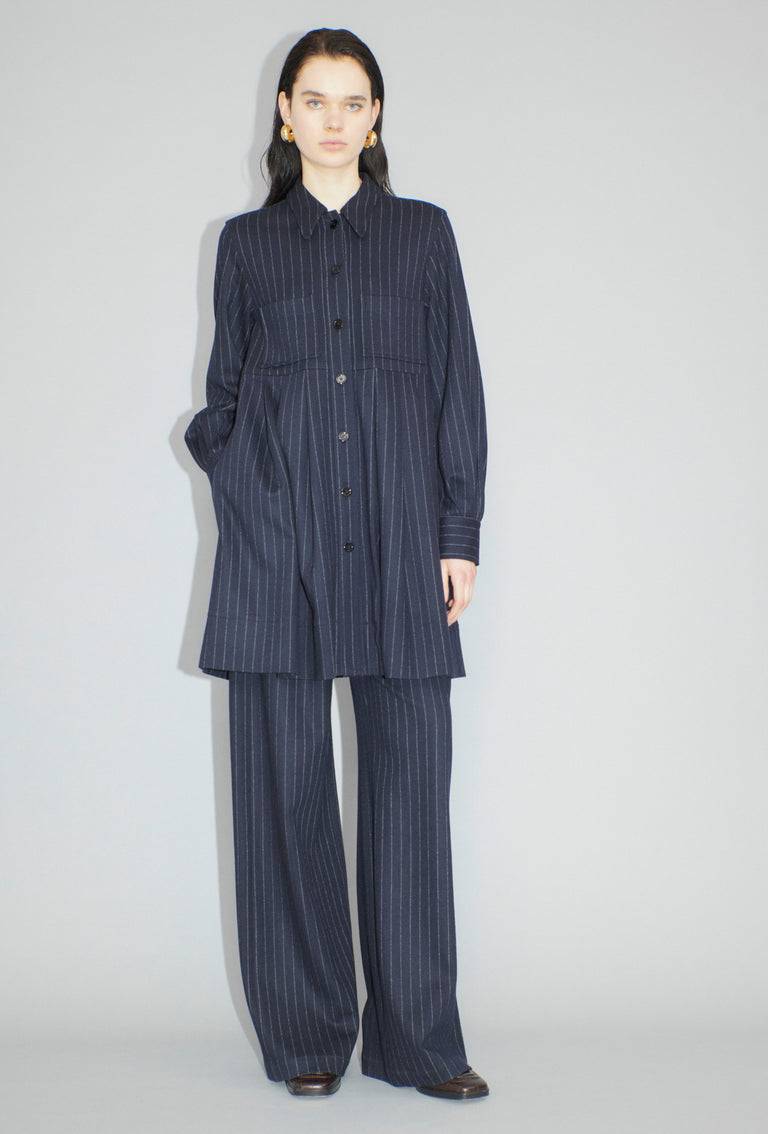 Odeeh Pin Stripe Jersey Hose, Navy 50% Rabatt für begrenzte Zeit