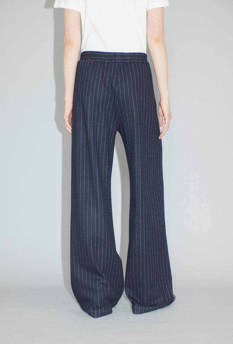 Odeeh Pin Stripe Jersey Hose, Navy 50% Rabatt für begrenzte Zeit