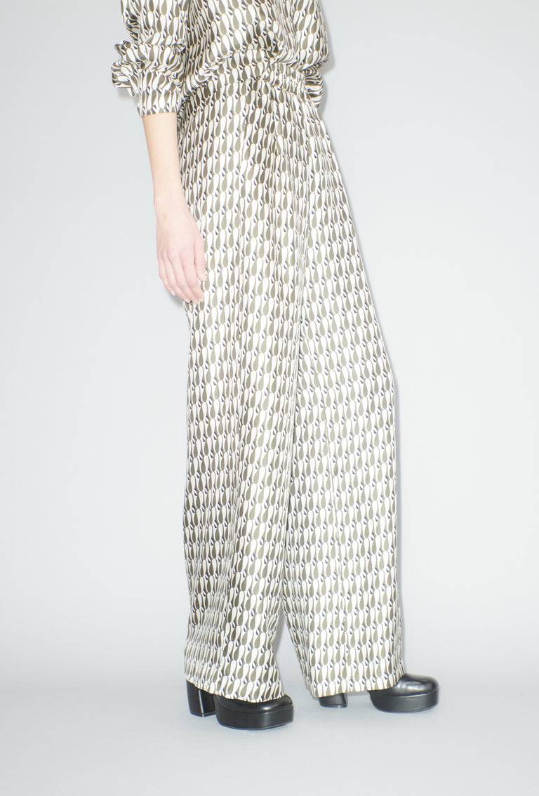 Odeeh Abstract Penguins Hose, Brown Olive Kostenloser Versand