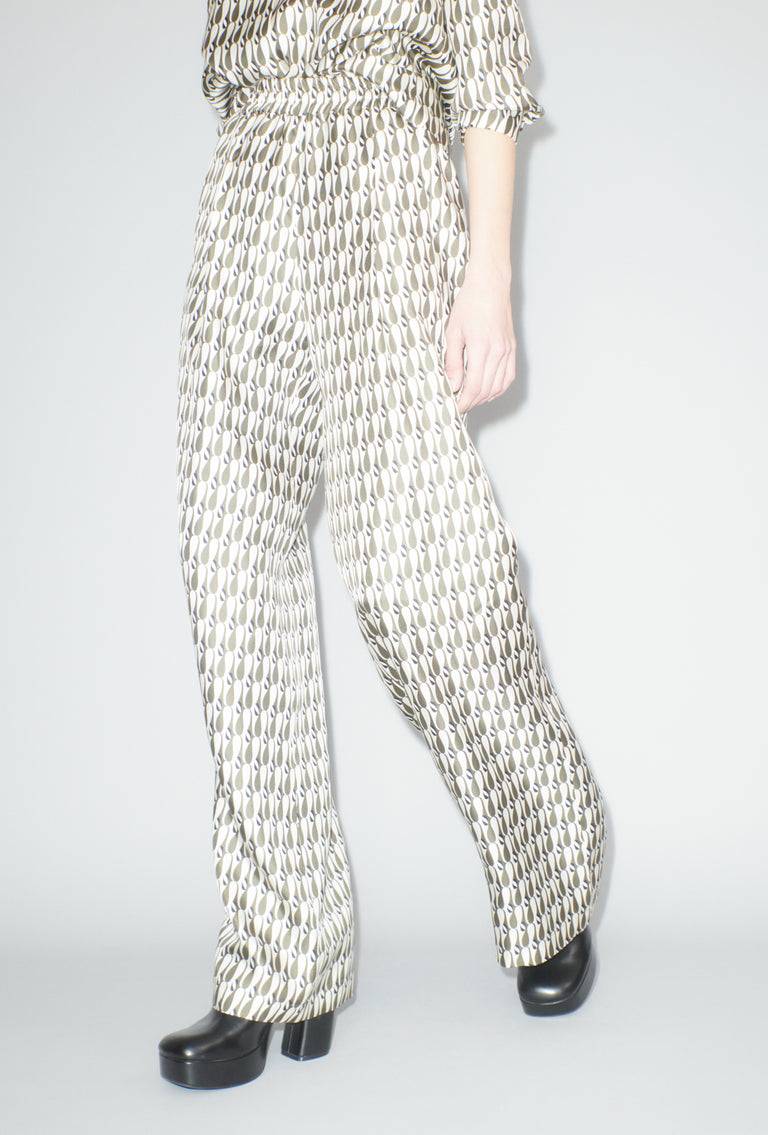 Odeeh Abstract Penguins Hose, Brown Olive Kostenloser Versand
