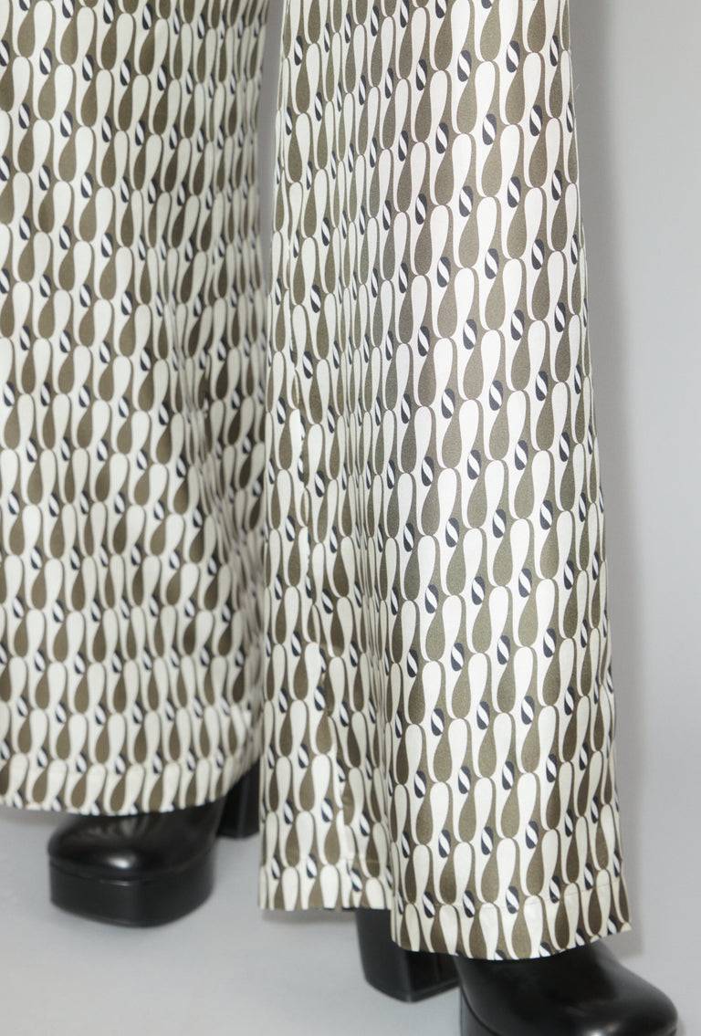 Odeeh Abstract Penguins Hose, Brown Olive Kostenloser Versand