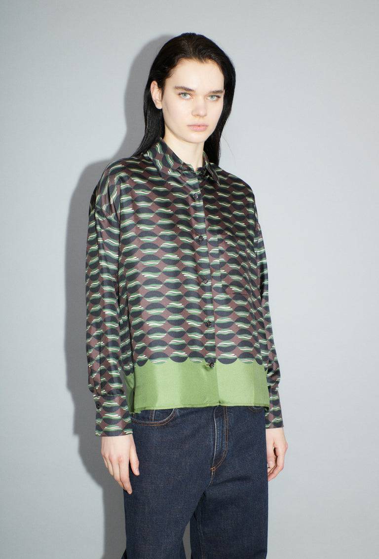 Odeeh Floating Objects Bluse, Myrrh Online Shopping