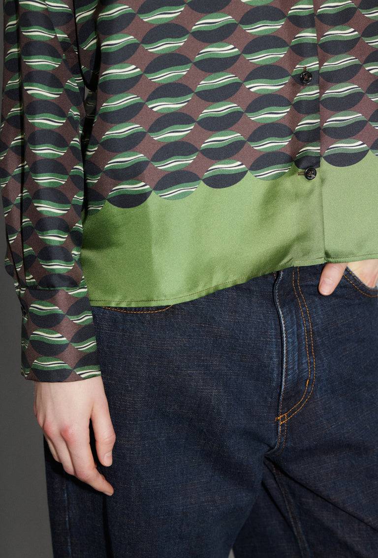 Odeeh Floating Objects Bluse, Myrrh Online Shopping