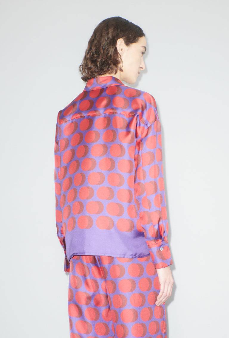 Odeeh Double Dot Bluse, Lipstick Black Friday