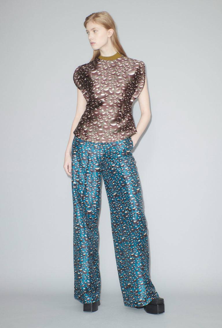 Odeeh Glass Bubbles Top, Aubergine Osterangebot