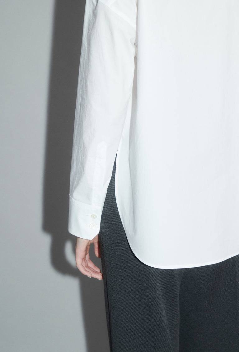 Odeeh Crushed Popeline Bluse, White Muttertagsangebot