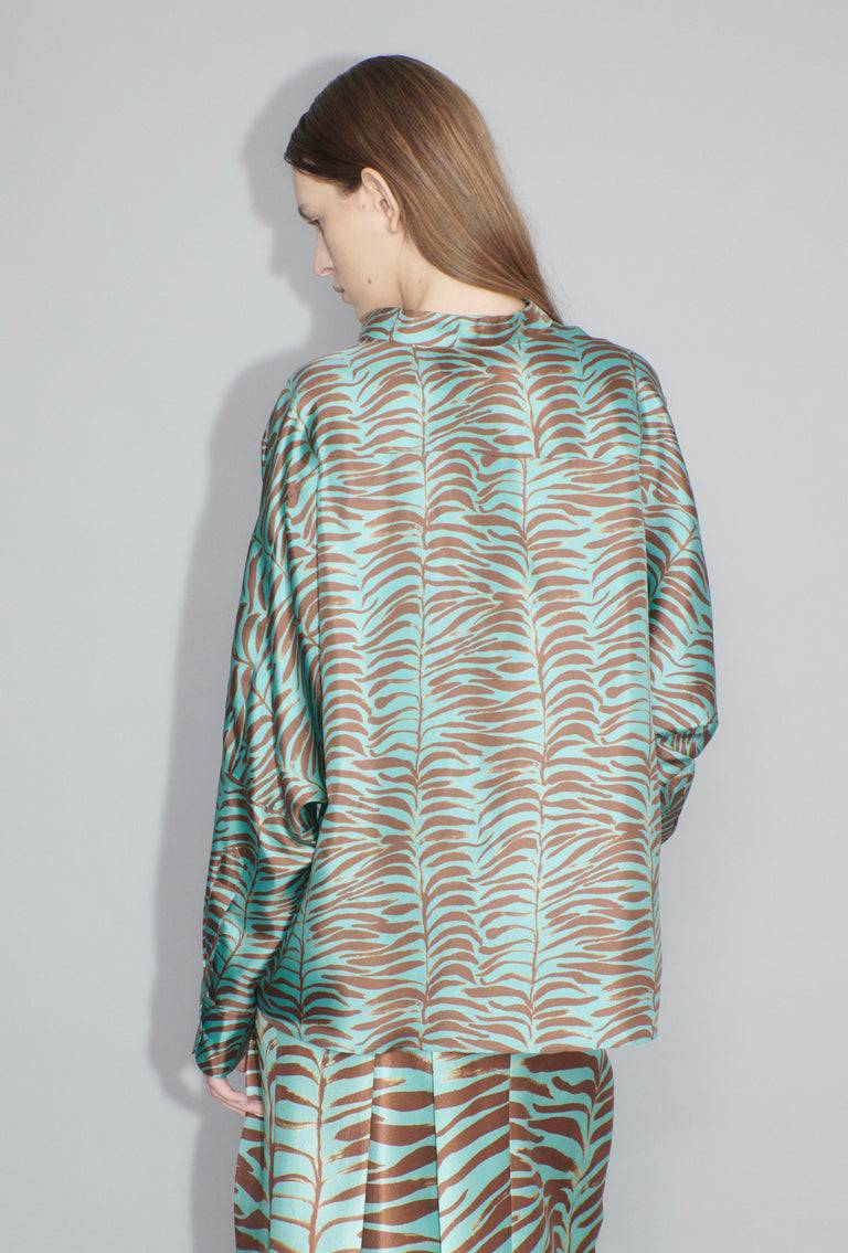 Odeeh Op-Art Tree Bluse, Shellac Jubiläumsangebot