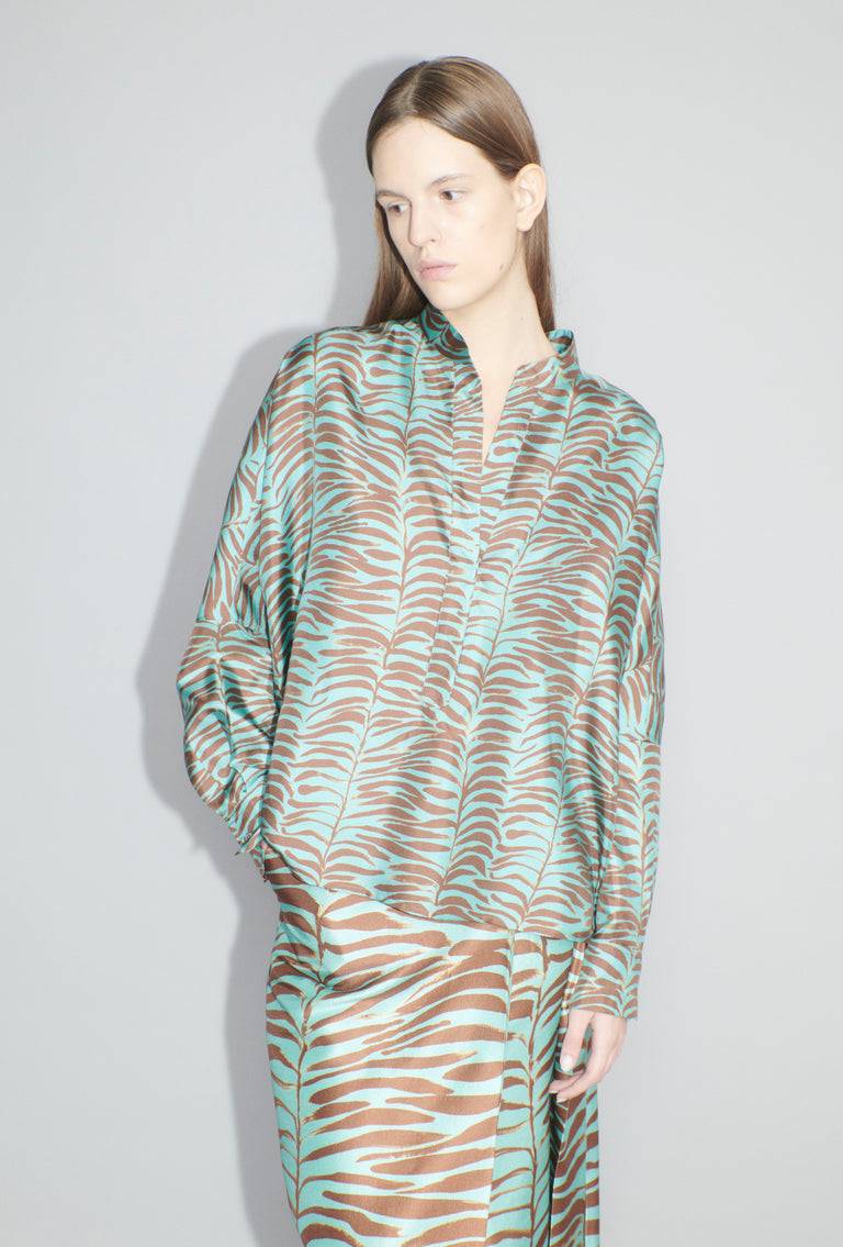 Odeeh Op-Art Tree Bluse, Shellac Jubiläumsangebot