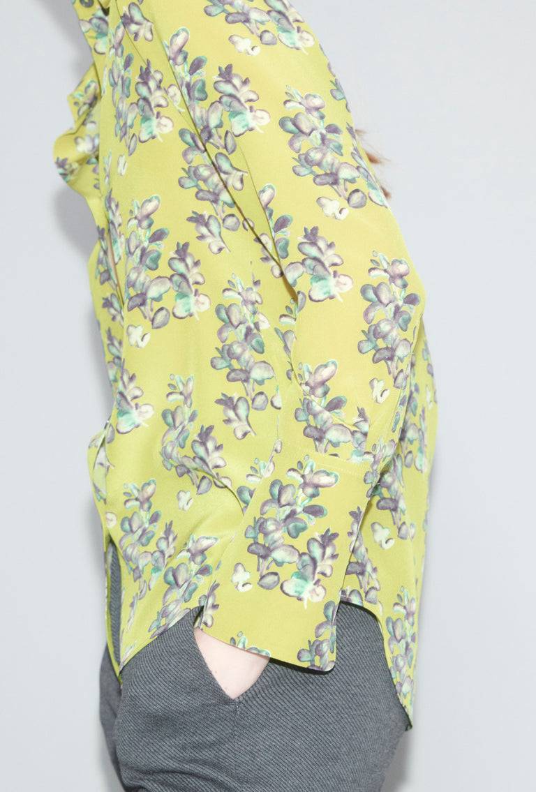 Odeeh Painted Blossoms Bluse, Citrine Bestseller