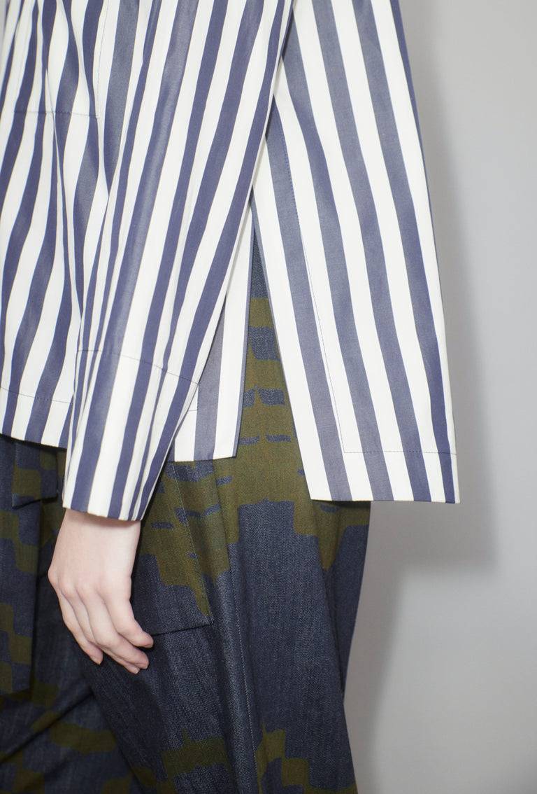 Odeeh Shirt Stripe Bluse, Navy White Kauf eins, bekomm eins gratis