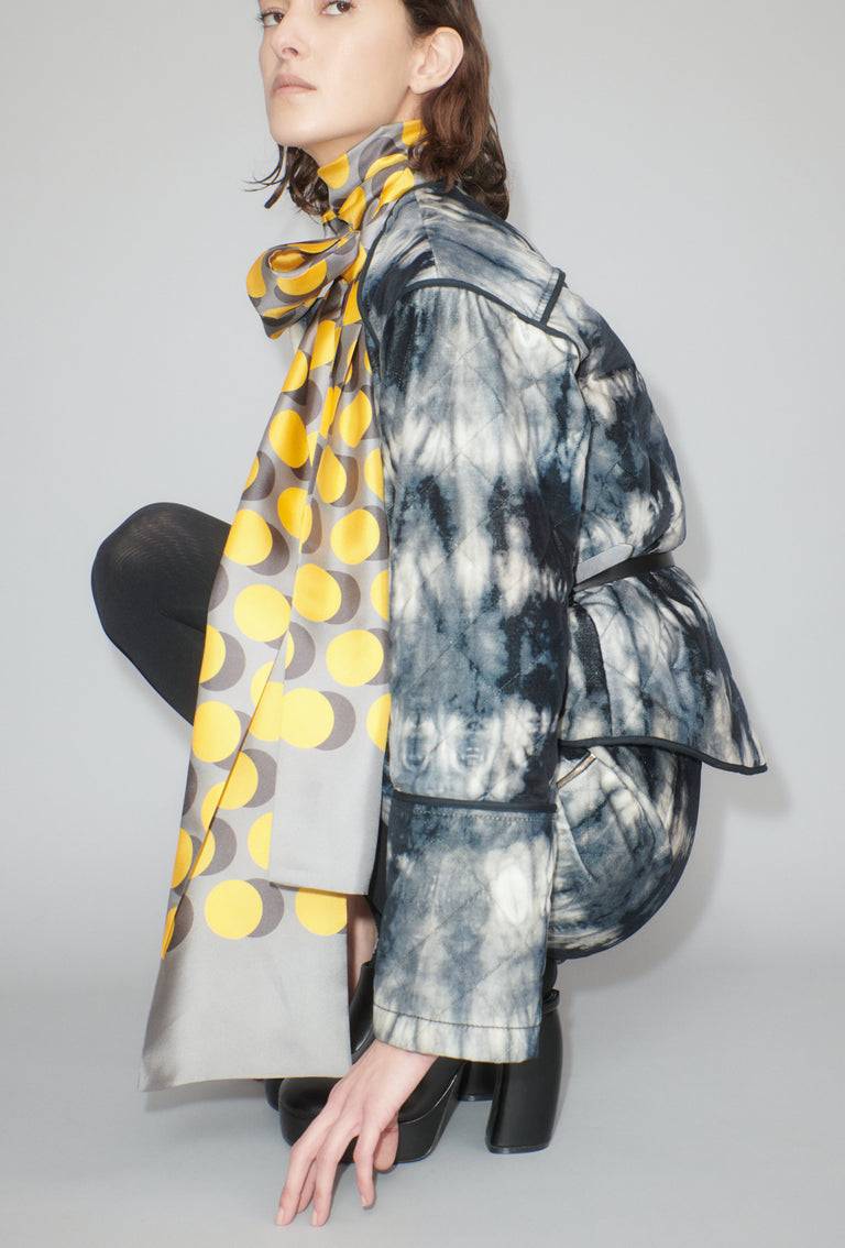 Odeeh Double Dot Schal, Golden Yellow VIP-Rabatte