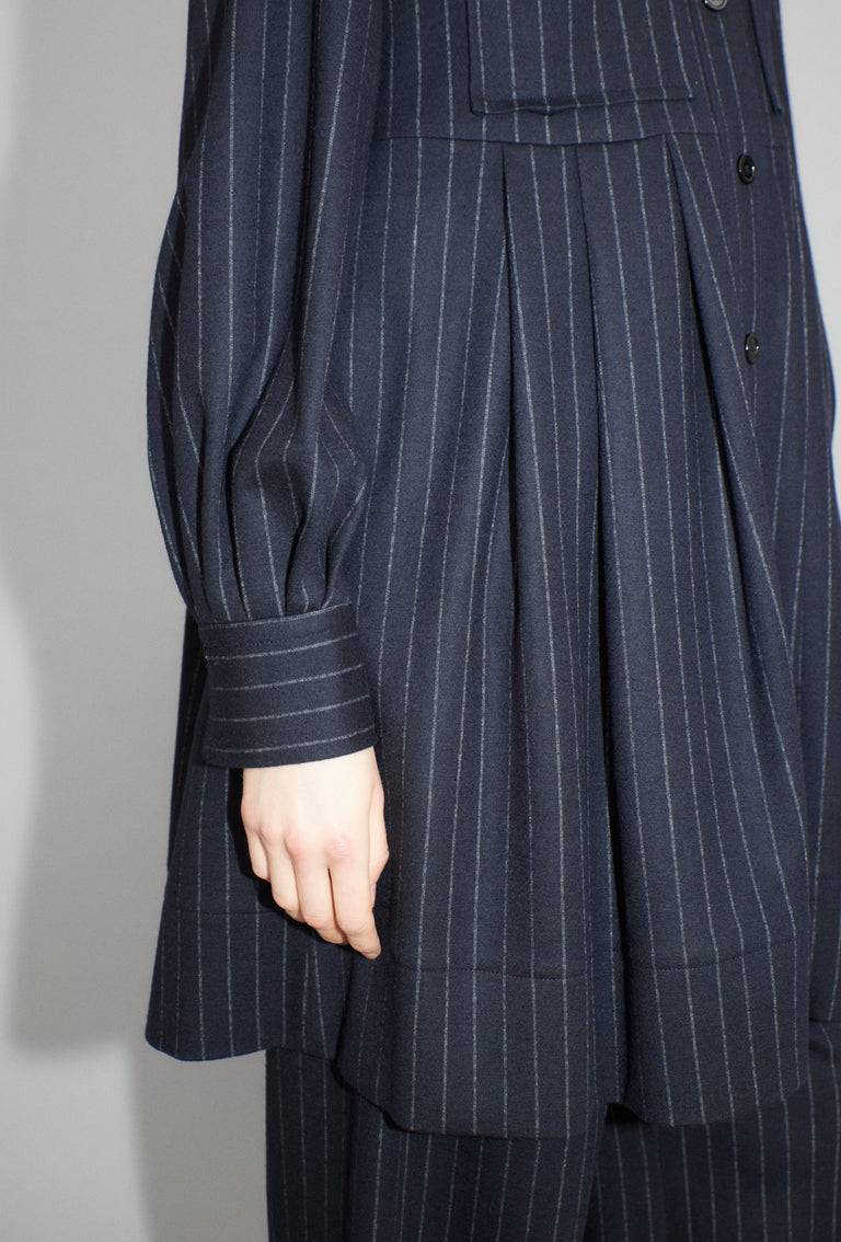 Odeeh Pin Stripe Jersey Kleid, Navy Bis zu 60% Rabatt