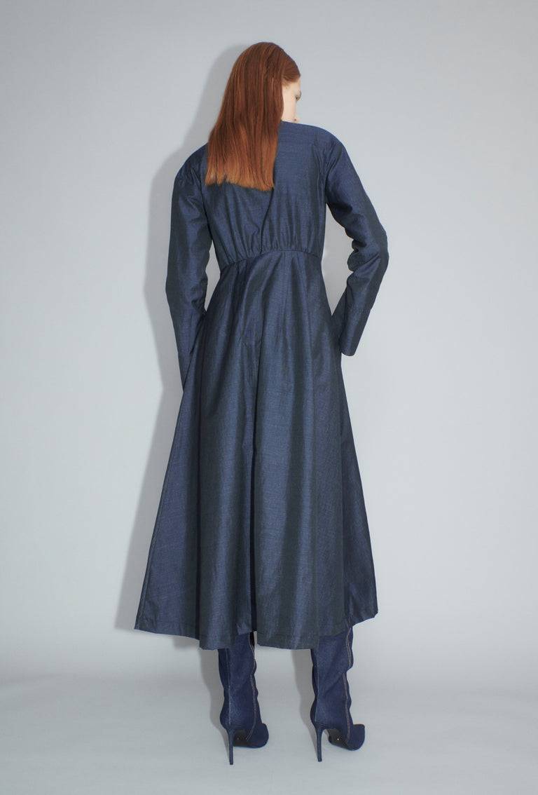 Odeeh Struct Taffeta Kleid, Midnight 50% Rabatt für begrenzte Zeit
