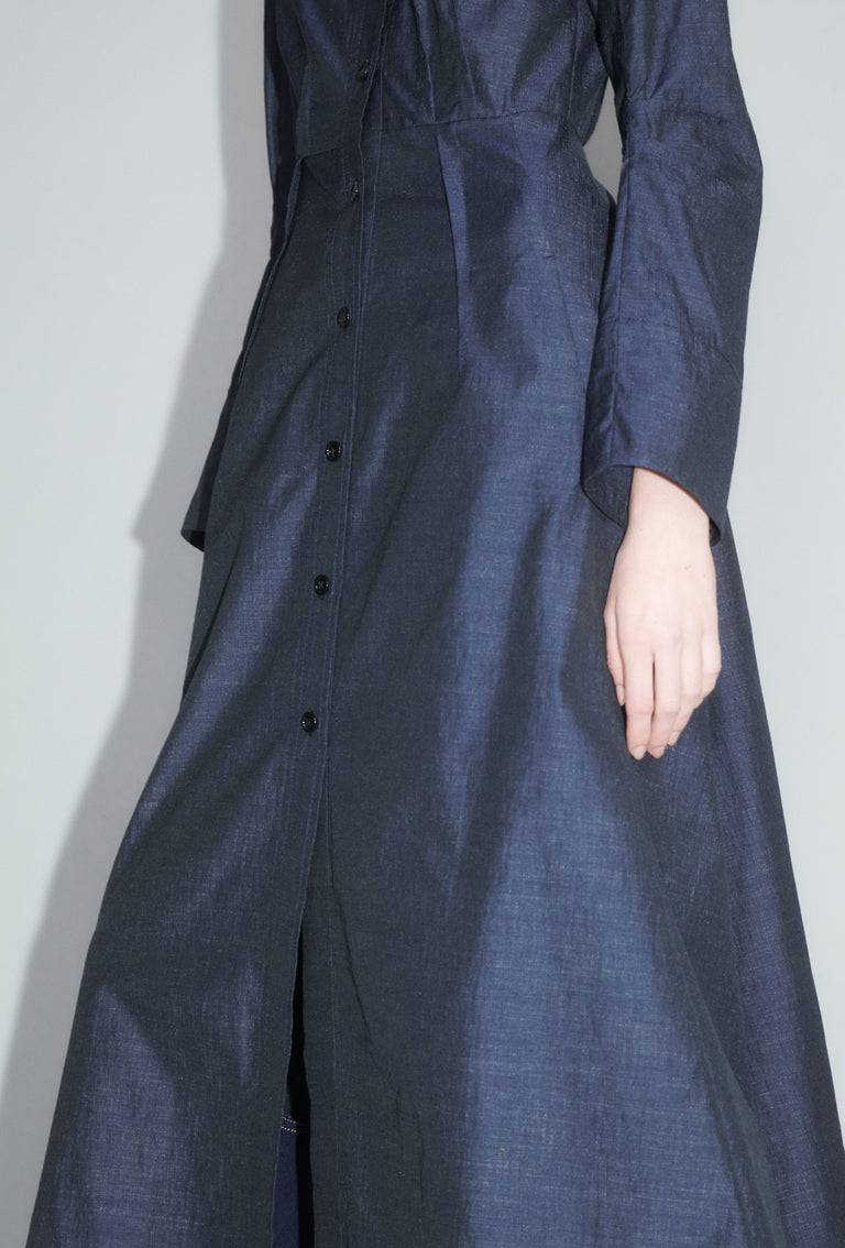 Odeeh Struct Taffeta Kleid, Midnight 50% Rabatt für begrenzte Zeit