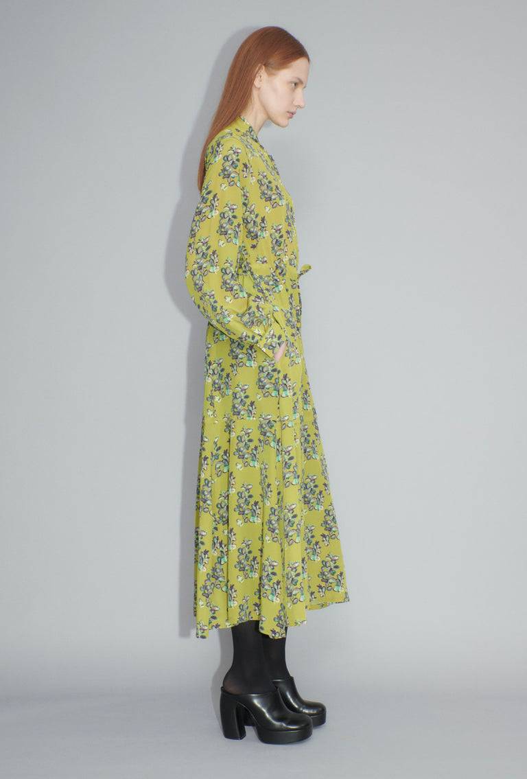Odeeh Painted Blossoms Kleid, Citrine Rabatte dieses Monats