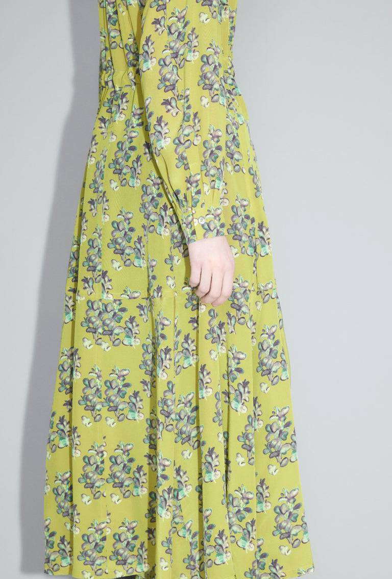 Odeeh Painted Blossoms Kleid, Citrine Rabatte dieses Monats