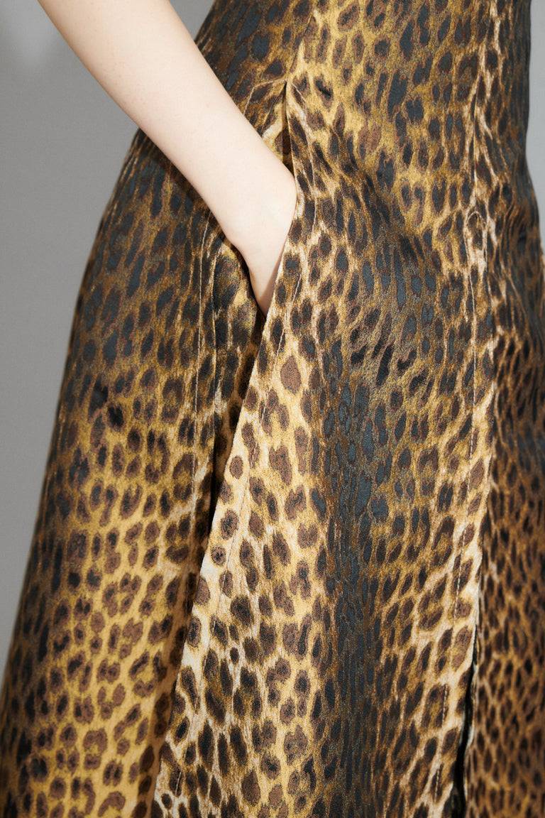 Odeeh Leopard Jaquard Rock, Hazelnut Verkauf