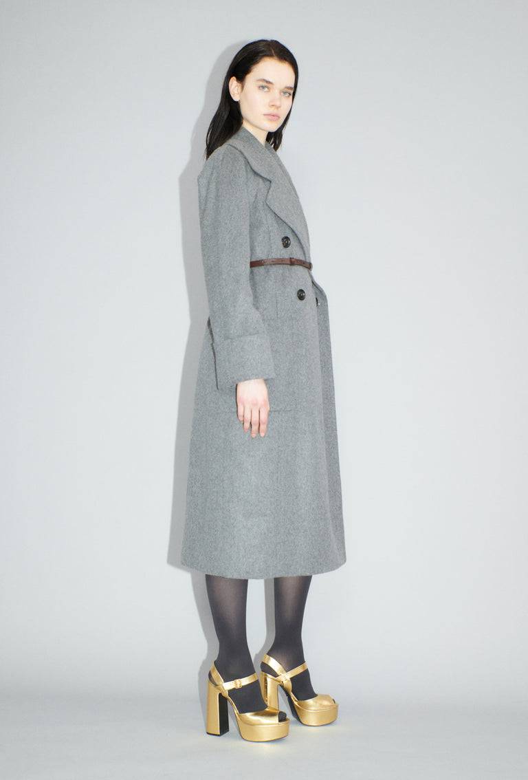 Odeeh Original Light Loden Mantel, Flannel Grey Angebote