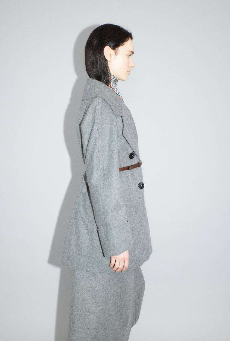 Odeeh Original Light Loden Kurzmantel, Flannel Grey Hotsell