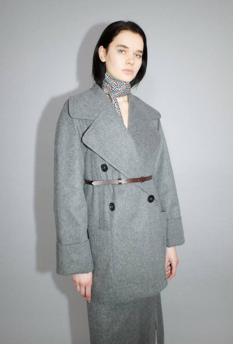 Odeeh Original Light Loden Kurzmantel, Flannel Grey Hotsell