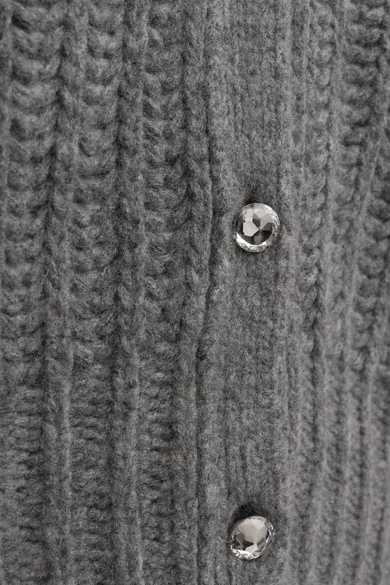 Odeeh Cashair Cardigan, Heather Grey Versandkostenfrei