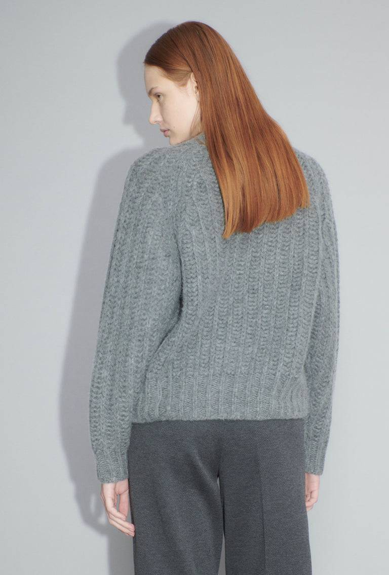 Odeeh Cashair Cardigan, Heather Grey Versandkostenfrei