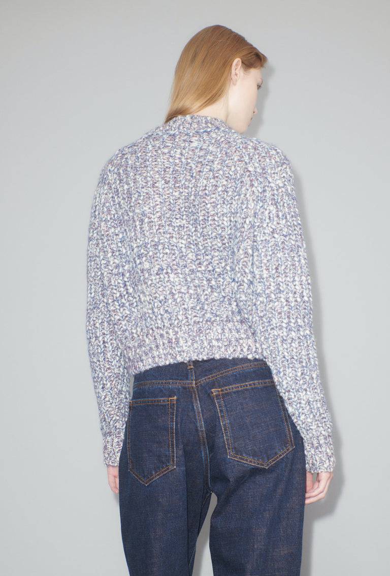 Odeeh Marbled Alpaca Wool Pullover, Light Mauve Online Shopping