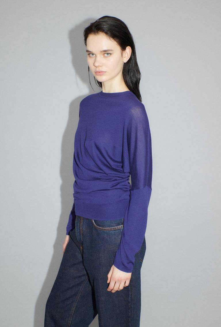 Odeeh Merino Extrafine Pullover, Plum Preisnachlass