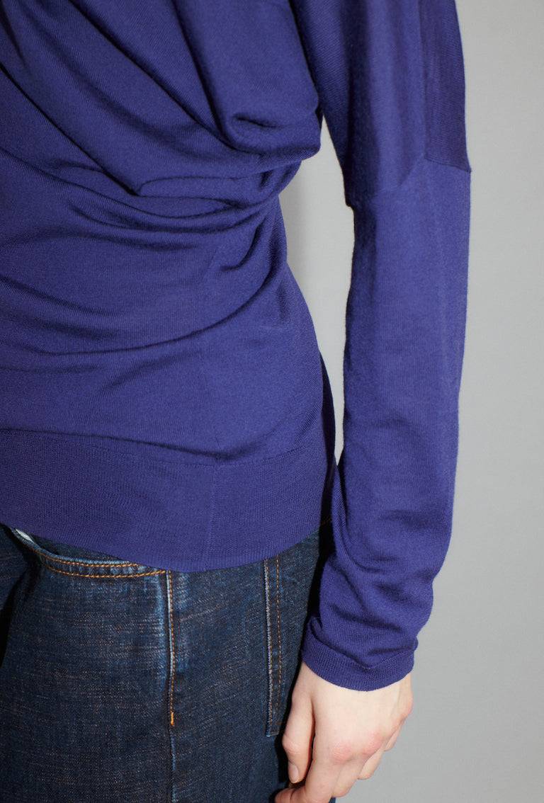Odeeh Merino Extrafine Pullover, Plum Preisnachlass