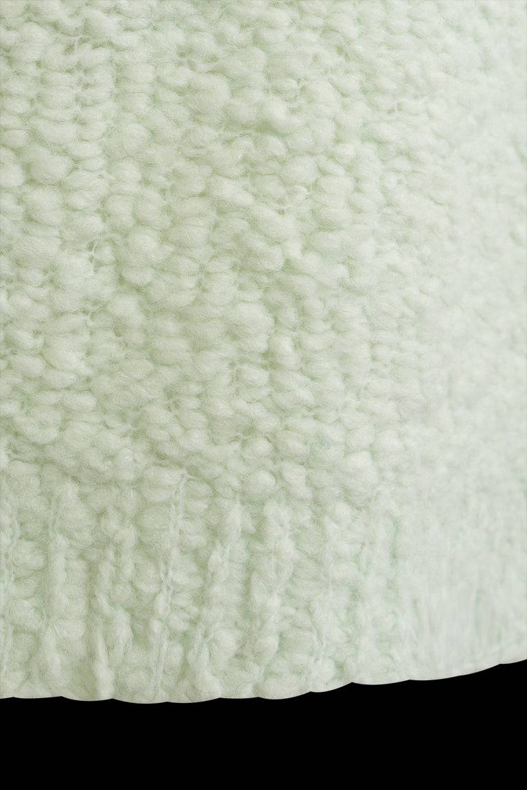 Odeeh Fluffy Wick-Yarn Pullover, Ice Green Vatertagsangebot