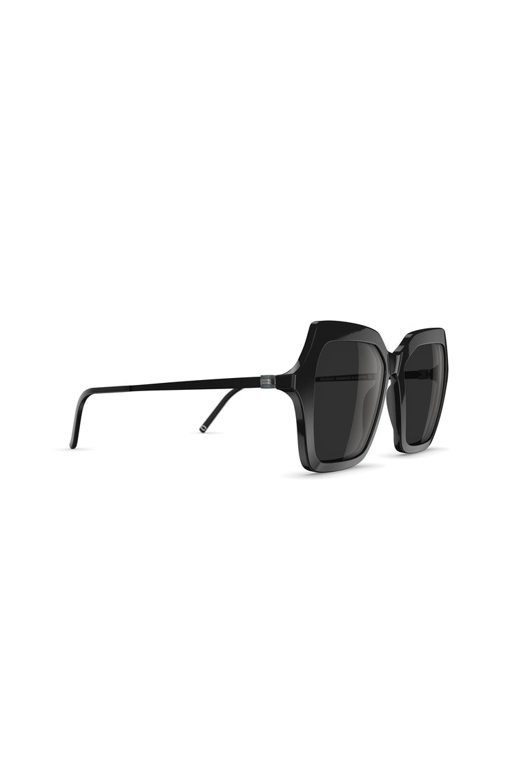 Odeeh NEUBAU Phaedra Sonnenbrille, Black/Black Jubiläumsangebot