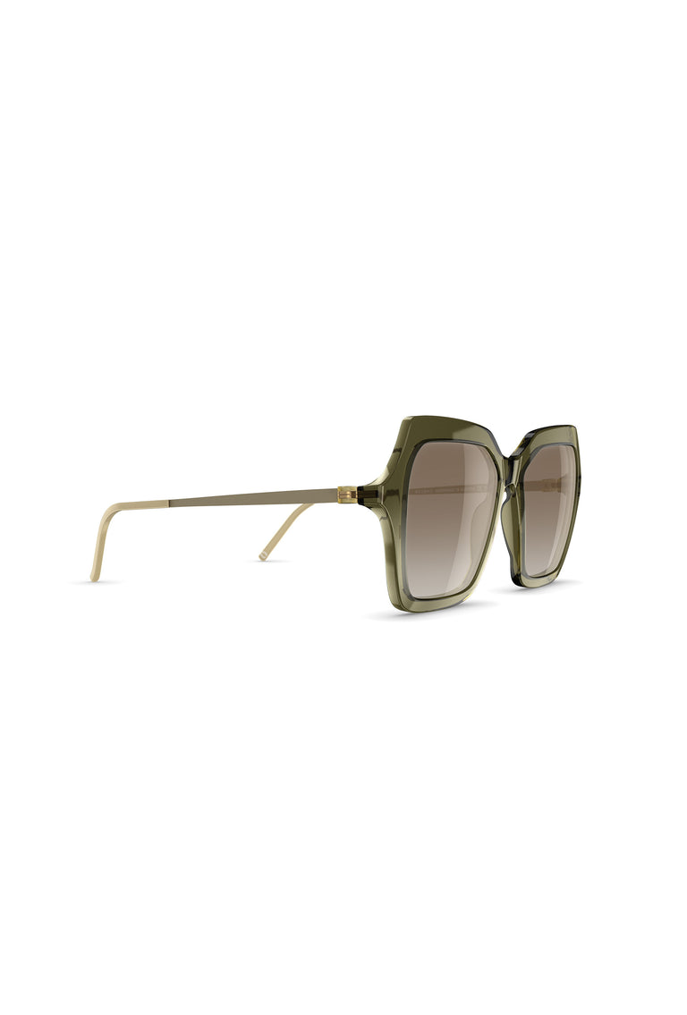 Odeeh NEUBAU Phaedra Sonnenbrille, Green/Olive Top Angebot