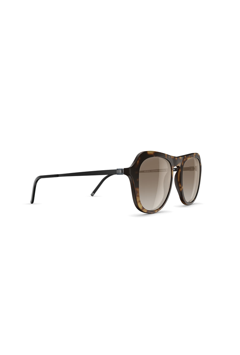 Odeeh NEUBAU Alexis Sonnenbrille, Dark Tortoise Matte / Black Zeitlich begrenztes Angebot