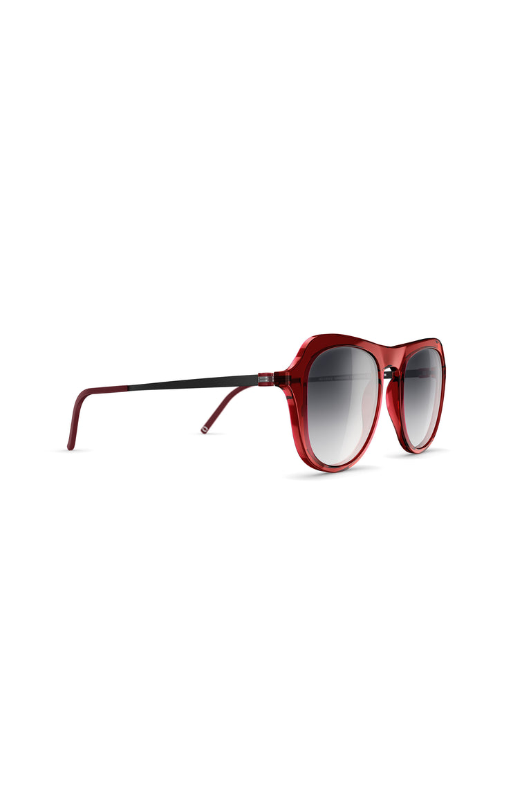 Odeeh NEUBAU Alexis Sonnenbrille, Dark Red/Black Exklusive Angebote