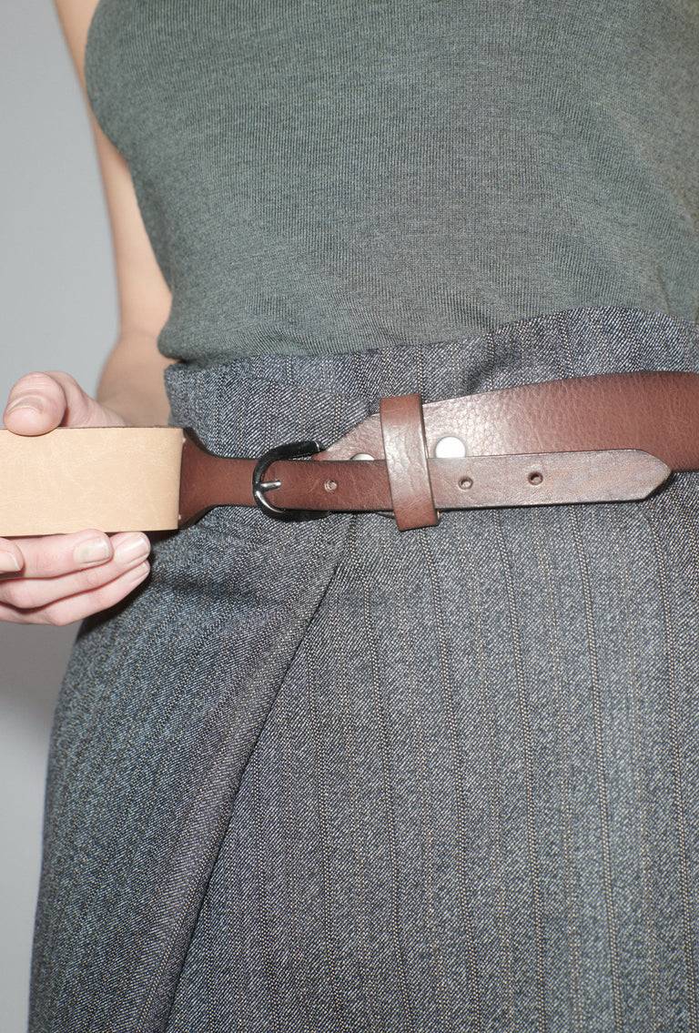 Odeeh Leather Belt, Toffee Tiefpreis
