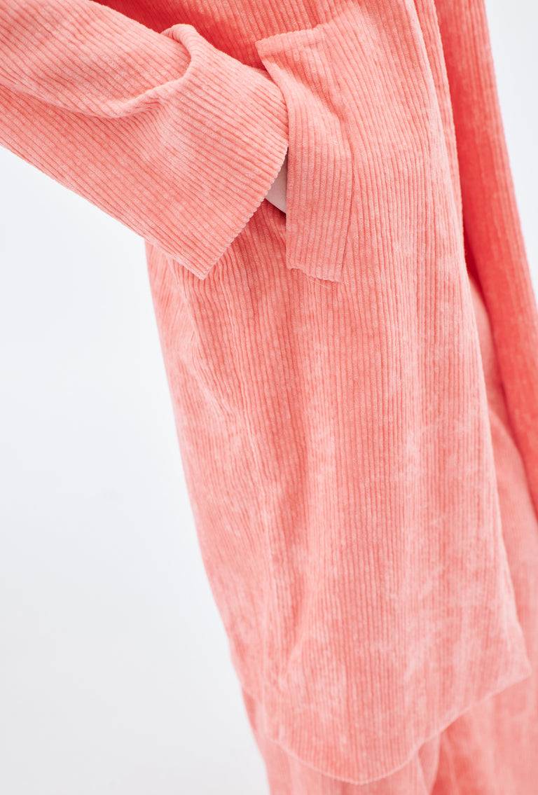 Odeeh Washed Corduroy Mantel, Flamingo Discount Store für neue Produkte