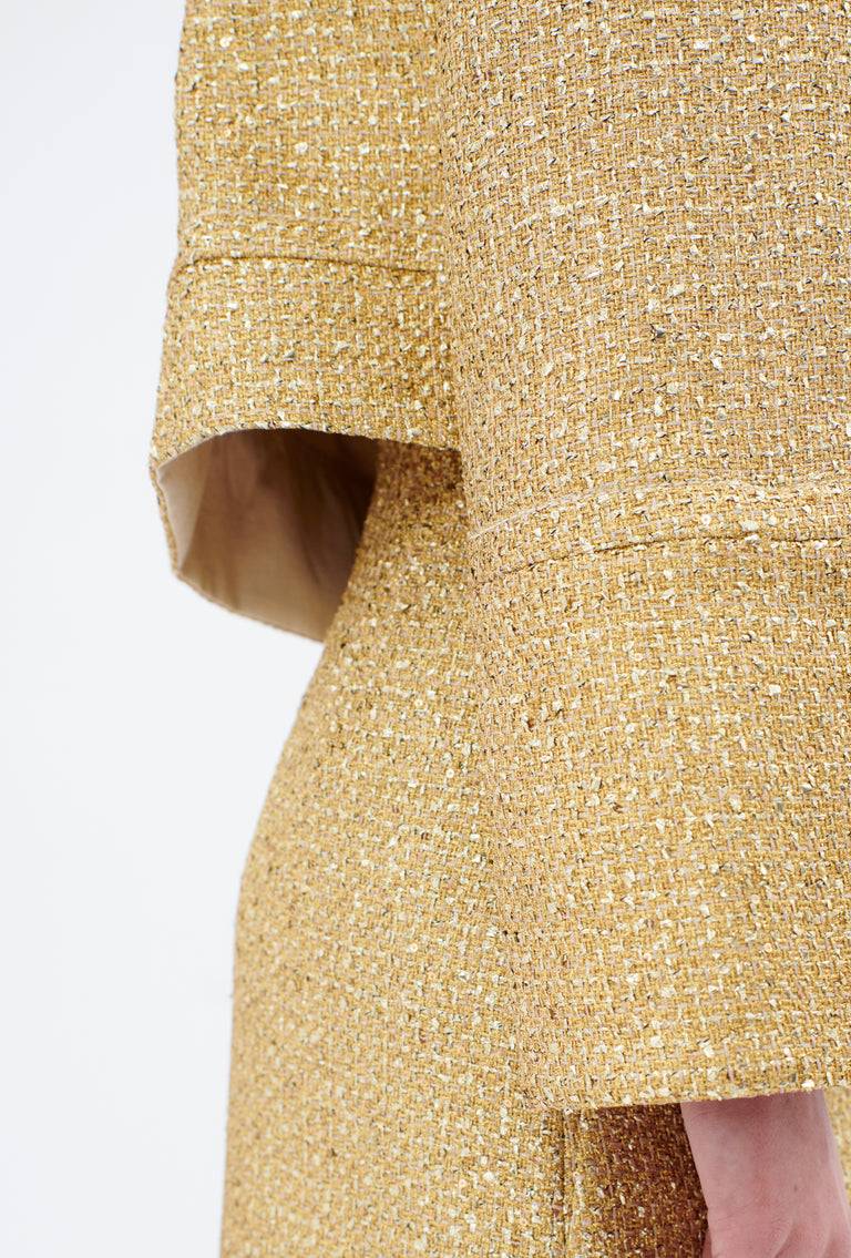 Odeeh Gold Brocade Jacke, Gold Super Rabatt