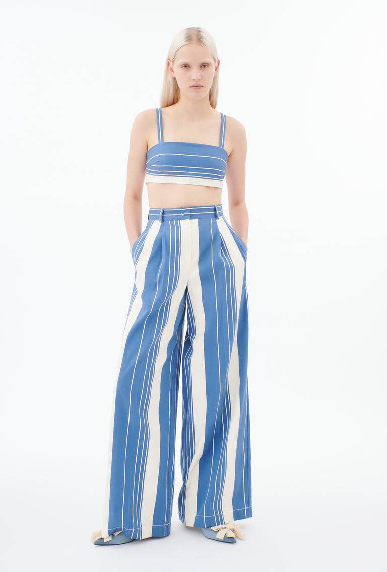 Odeeh Double Face Stripe Top, Atlantic Begrenzt auf 3 Tage