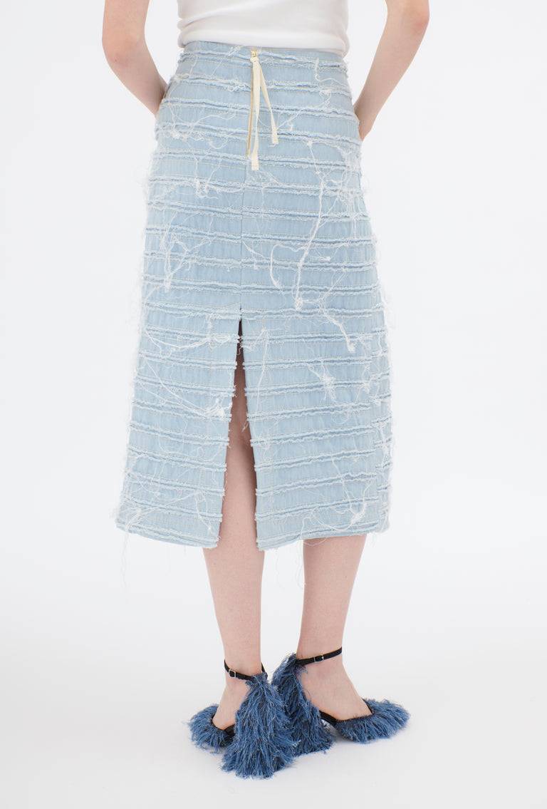 Odeeh Stone Washed Denim Rock, Blue Eyes 50% Rabatt für begrenzte Zeit